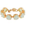 J. Crew Jewelry | J.Crew Translucent Stone Crystal Green Bracelet | Color: Gold/Green | Size: Os