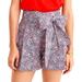 J. Crew Shorts | J. Crew Liberty Tana Lawn Floral Print With Tie Waist | Color: Blue/Red | Size: 8