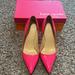 Kate Spade Shoes | Kate Spade Licorice Pump Hot Pink | Color: Pink | Size: 9.5