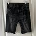 American Eagle Outfitters Shorts | American Eagle Airflex + Men’s Cut Off Jeans Shorts Black Dustressed Sz | Color: Black | Size: 30