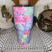 Lilly Pulitzer Dining | Lilly Pulitzer Stainless Steel Insulated Tumbler With Lid | Color: Blue/Pink | Size: Os