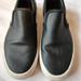 Vans Shoes | Black Leather Vans Classic Slip On Women's 10, Men's 8.5 | Color: Black | Size: 10