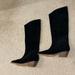 Free People Shoes | Free People Sway Low Knee High Slouch Boots Color Black Size 7 1/2 | Color: Black | Size: 7.5