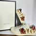 Gucci Shoes | Gucci Ace Loved Sneakers White, Red, Blue, Gold, Size 5 | Color: Red/White | Size: 5