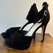 Jessica Simpson Shoes | Jessica Simpson Beeya Peep Toe Ankle Strap Platform Heel Size 9.5 | Color: Black | Size: 9.5