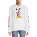 Disney Sweaters | Disney Mickey Mouse Juniors’ Pullover Hoodie White Size Xs Nwt | Color: White | Size: Xs