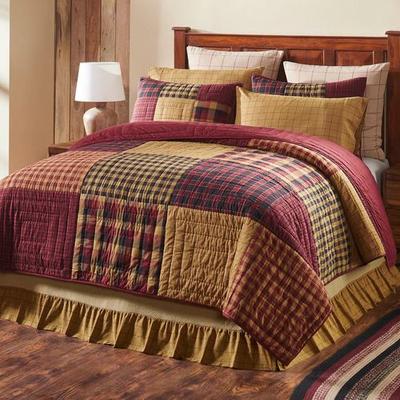 Connell Patchwork Quilt Multi Warm, King, Multi Warm