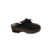 Troentorp Mule/Clog: Slip On Platform Bohemian Black Solid Shoes - Women's Size 36 - Round Toe