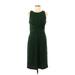 Ann Taylor Casual Dress: Green Dresses - Women's Size 6