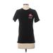 Bella + Canvas Short Sleeve T-Shirt: Black Graphic Tops - Women's Size Small