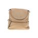 Karl Lagerfeld Paris Leather Backpack: Tan Print Accessories