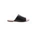Diane von Furstenberg Sandals: Black Solid Shoes - Women's Size 7 1/2 - Open Toe