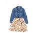 Bonnie Jean Dress - A-Line: Blue Floral Skirts & Dresses - Kids Girl's Size 5
