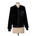 The North Face Faux Fur Jacket: Short Black Solid Jackets & Outerwear - Women's Size X-Small