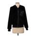 The North Face Faux Fur Jacket: Short Black Solid Jackets & Outerwear - Women's Size X-Small