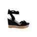 Steve Madden Wedges: Black Shoes - Women's Size 8 1/2