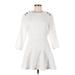 Zara Cocktail Dress: White Dresses - Women's Size Medium