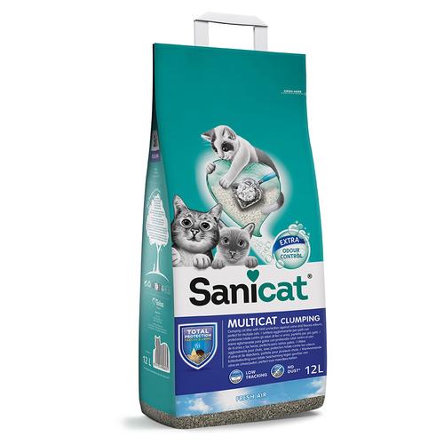 12l Sanicat Clumping Multicat Katzenstreu