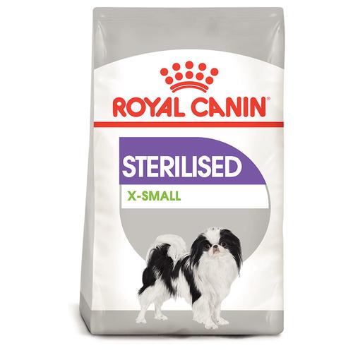 Sparpaket: 2x1,5kg Royal Canin X-Small Sterilised Hundefutter trocken