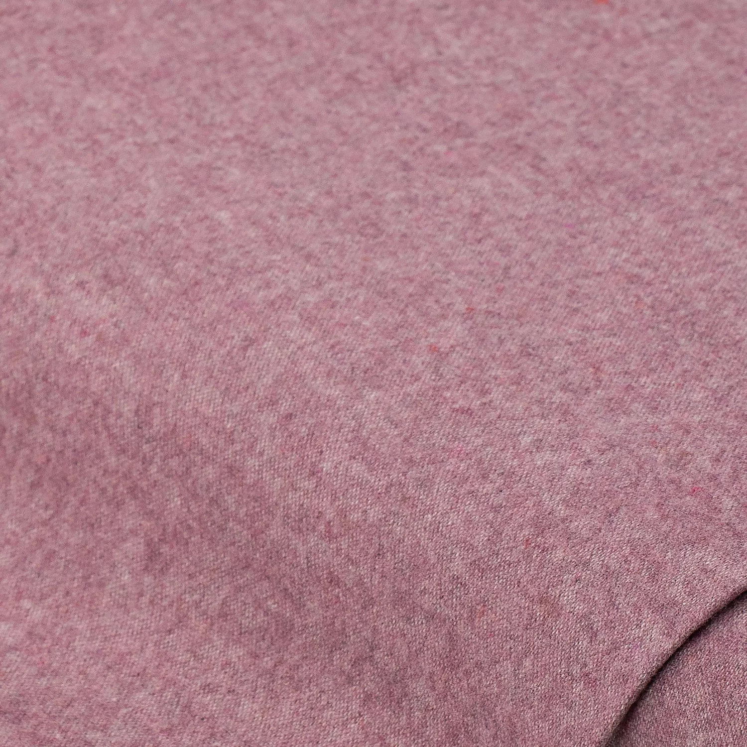 Baumwoll-Flanell Melange, beere-color Image