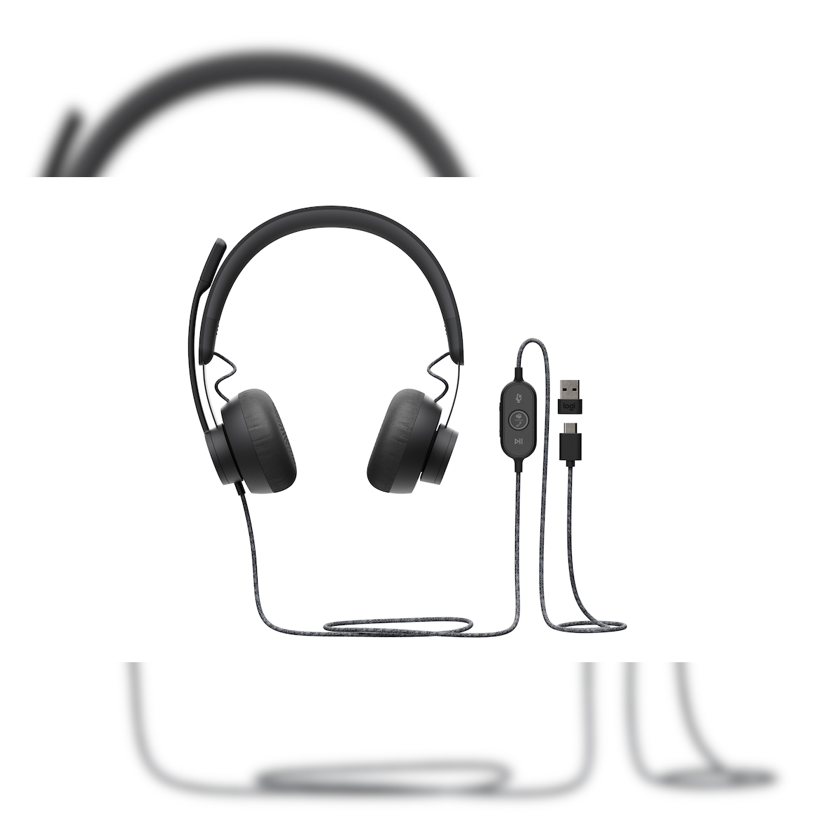 Logitech Zone Kopfhörer Kabelgebunden Kopfband Anrufe/Musik USB Typ-C Graphit Image