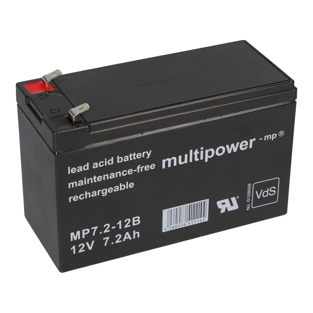 Multipower Ersatzakku für Belkin Superior F6H650deUNV 220V Markenakku VdS MP 12V 7,2Ah 6,3mm Image