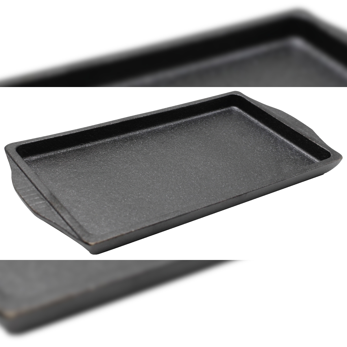 Carl Schmidt Sohn Parilla Servierpfanne, Gusseisen, 23 x 12.2 cm, Antihaftbeschichtung, Induktion, ofenfest Image