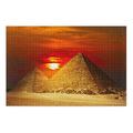 2000 Pieces Jigsaw Puzzles for Adults Kids, Pyramids Egypt Jigsaw Puzzle Educational Games Home Decoration 70x100CM