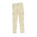 Celebrity ace Cargo Pants - Mid/Reg Rise: Ivory Bottoms - Kids Girl's Size 12