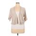 A New Day Cardigan Sweater: Tan Solid Sweaters & Sweatshirts - Women's Size X-Large