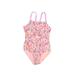 Cat & Jack One Piece Swimsuit: Pink Sporting & Activewear - Kids Girl's Size 6