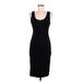Zenana Casual Dress - Sheath: Black Solid Dresses - Women's Size Medium