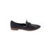 Crown Vintage Flats: Black Solid Shoes - Women's Size 8 1/2 - Almond Toe