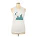 Zyia Active Active Tank Top: White Activewear - Women's Size X-Large