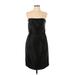 Eliza J Cocktail Dress - Party Open Neckline Sleeveless: Black Solid Dresses - Women's Size 14