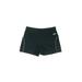 Avia Athletic Shorts: Green Solid Activewear - Women's Size Small