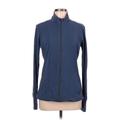 Athleta Track Jacket: Blue Jackets & Outerwear - Women's Size Large