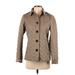 Burberry Brit Jacket: Below Hip Brown Print Jackets & Outerwear - Women's Size Small