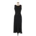 Casual Corner Casual Dress - Sheath Scoop Neck Sleeveless: Black Dresses - Women's Size 8