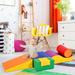 Colorful Soft Climb and Crawl Foam Playset 6 in 1, Soft Play Equipment Climb and Crawl Playground for Kids