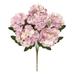 Set of 6 Mauve Cream Artificial Delicate Hydrangea Flower Stem Bush Bouquet 13in - 13" L x 7" W x 7" DP