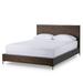 Sonder Living Thomas Bina Panel Bed Wood in Brown | 42 H x 65.5 W x 89 D in | Wayfair 0703161