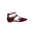 Marc Fisher LTD Flats: Burgundy Print Shoes - Women's Size 9 1/2 - Pointed Toe