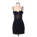 Zara Cocktail Dress - Mini: Black Dresses - Women's Size Small