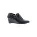 Adrienne Vittadini Ankle Boots: Black Print Shoes - Women's Size 10 - Almond Toe