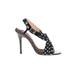 Betsey Johnson Heels: Black Shoes - Women's Size 8 1/2 - Open Toe