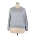 Old Navy Sweatshirt: Gray Marled Tops - Women's Size 2X-Large