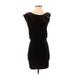 Lover The Label Casual Dress - Mini: Black Solid Dresses - Women's Size 2