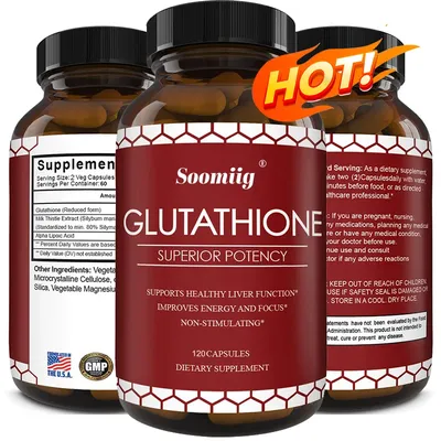 Glutathion 500mg Marien distel mg enthält Alpha-Lipon säure zur Unterstützung der Gesundheit von