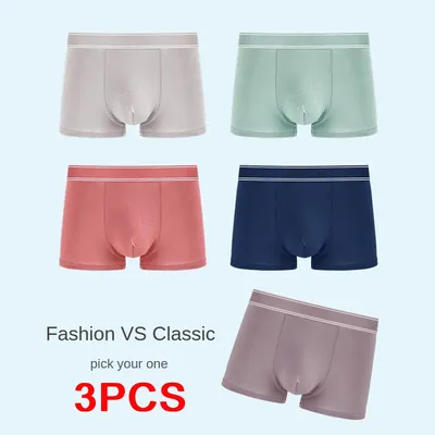 3 Stück Herren Höschen Slips Sport atmungsaktive reine Baumwolle große Höschen neu in Unterwäsche für Herren Shorts Boxer Unterhosen Geschenk Image